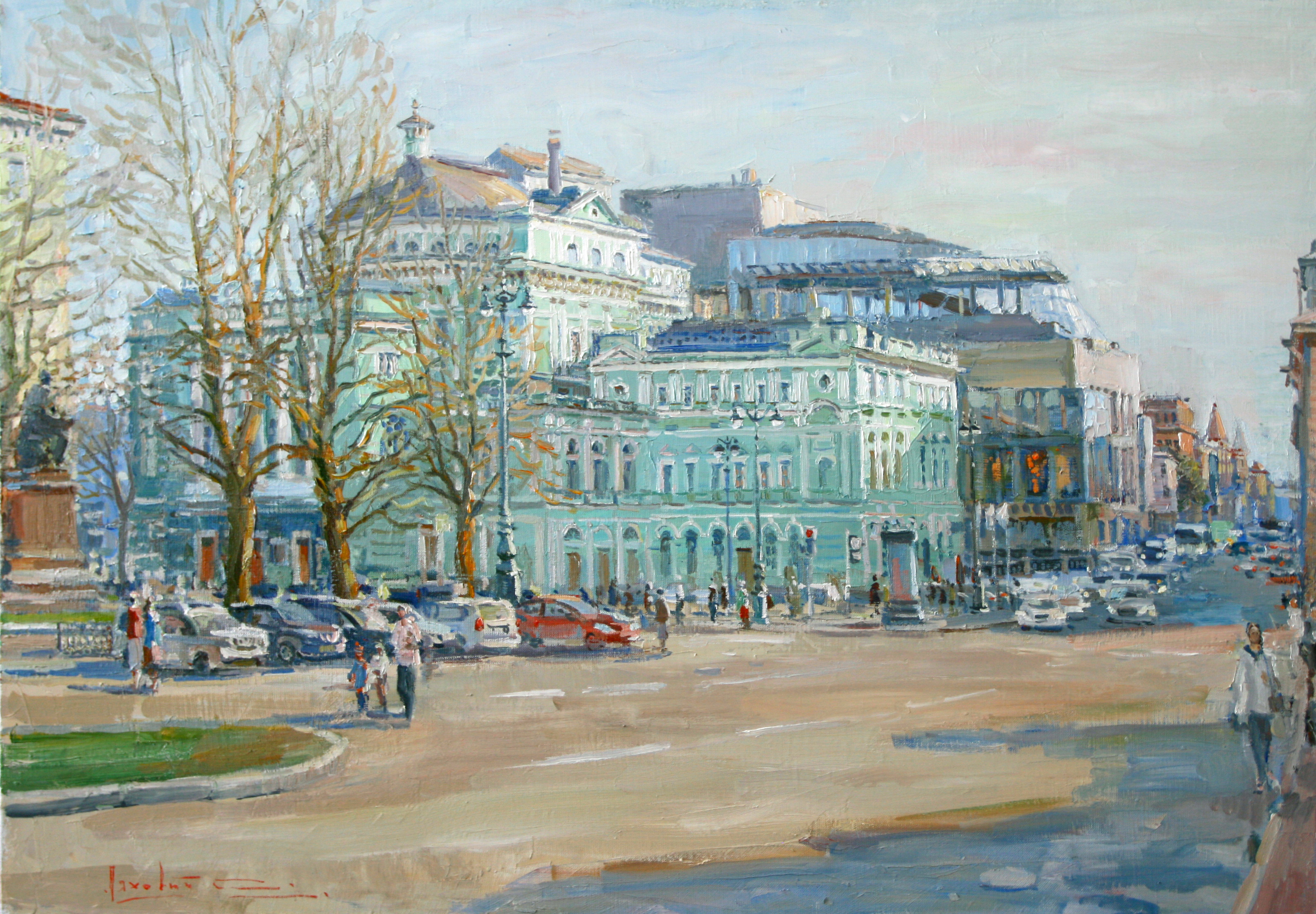Мариинский театр  - 1, Сергей Ляхович, Купить картину Масло