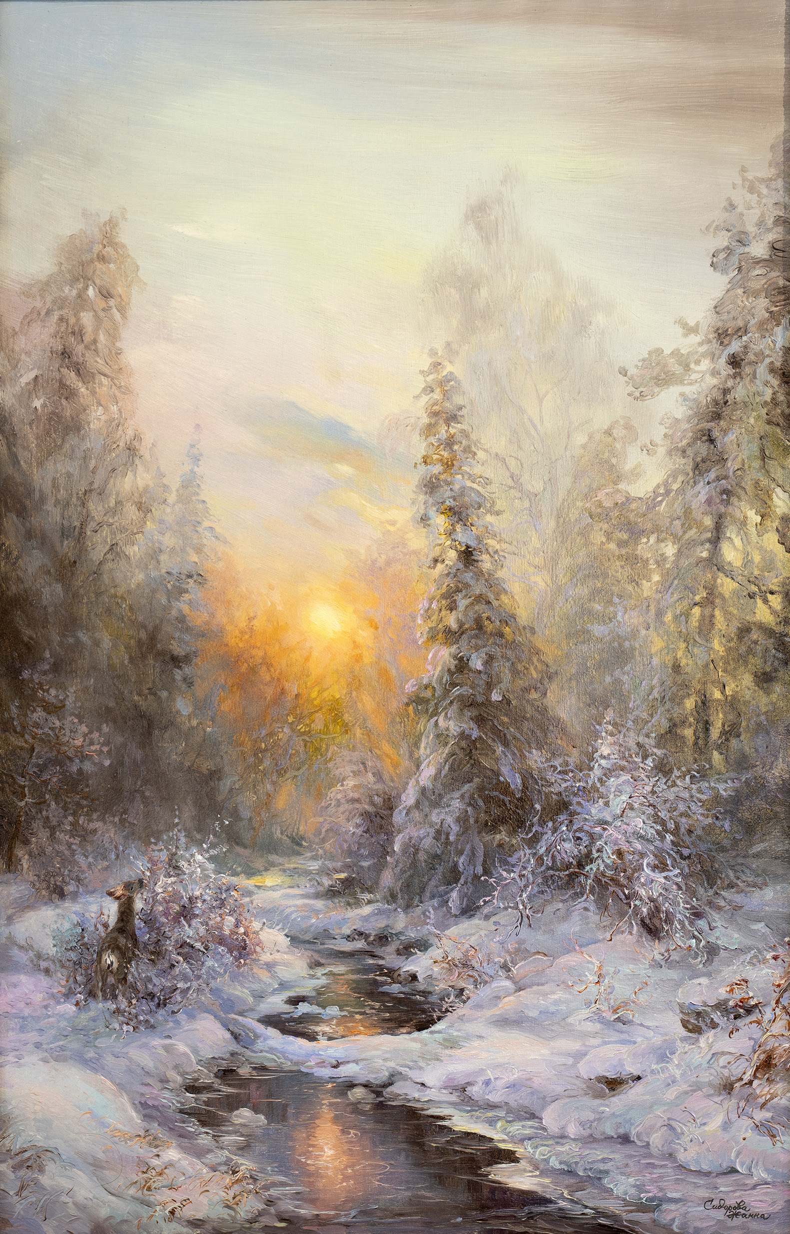 Теплая зима - 1, Жанна Сидорова , Купить картину Масло