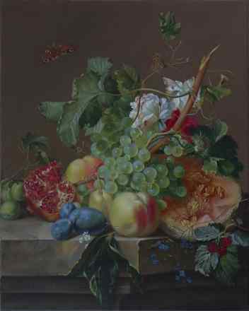 Ян ван Хёйсум. Натюрморт с фруктами