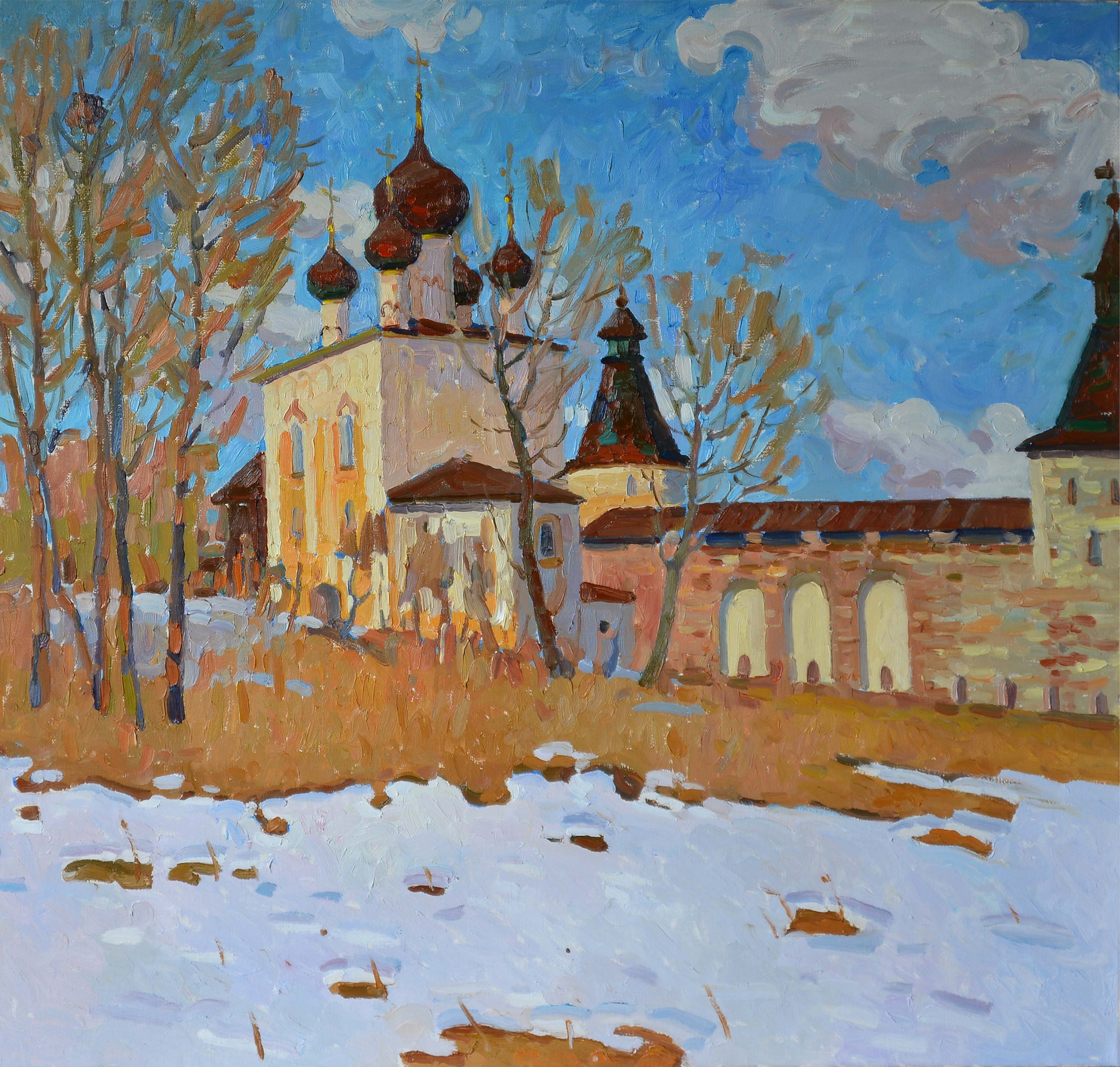 Весна в Борисоглебском монастыре - 1, Анастасия Нестерова, Купить картину Масло
