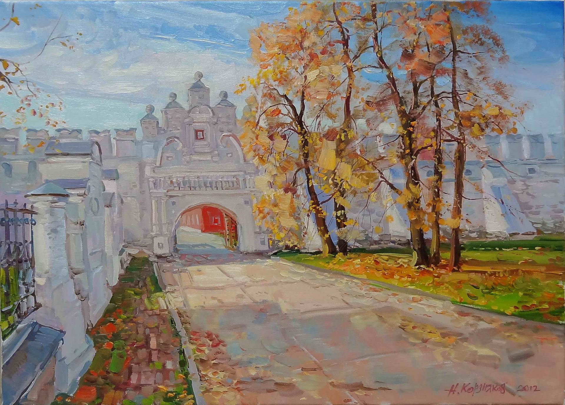 У входа в Кремль - 1, Николай Корзняков , Купить картину Масло