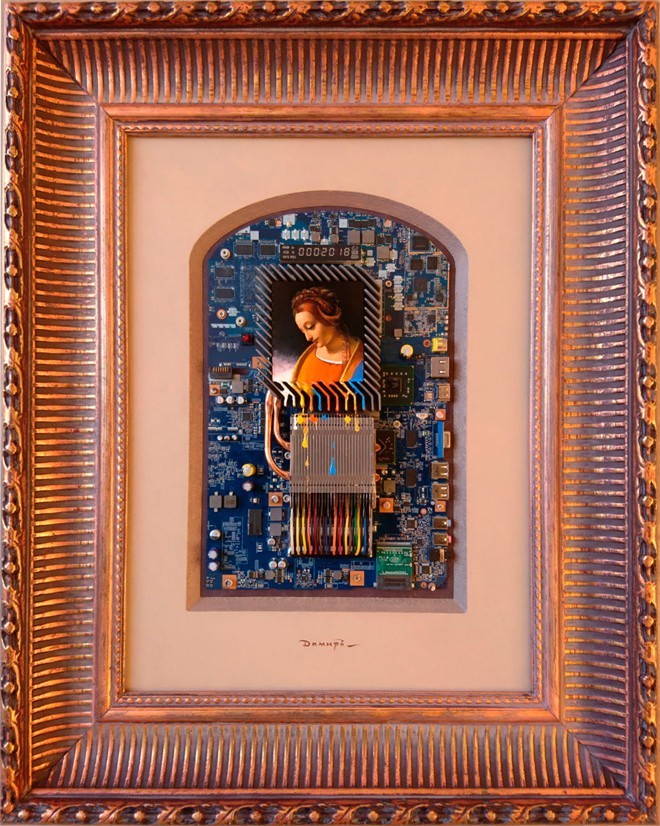 Леонардо XXI век - 1, Дамир Кривенко, Купить картину Акрил