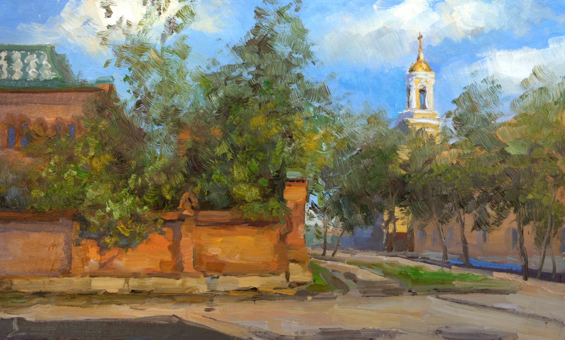 Август. Солнце - 1, Сергей Волков , Купить картину Масло