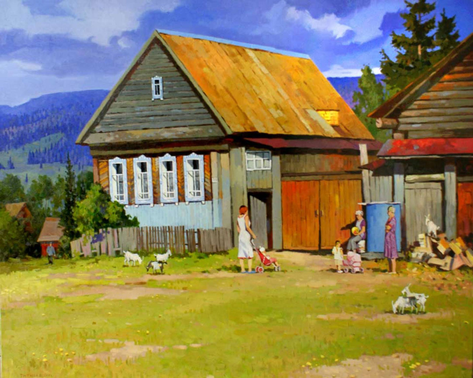 Семья - 1, Владимир Тютюев , Купить картину Масло