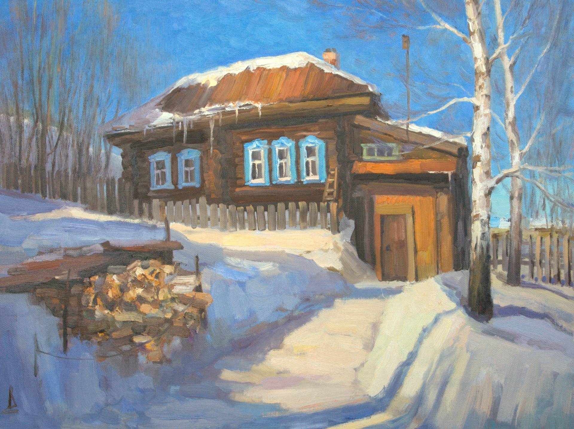 Весна у порога - 1, Сергей Волков , Купить картину Масло