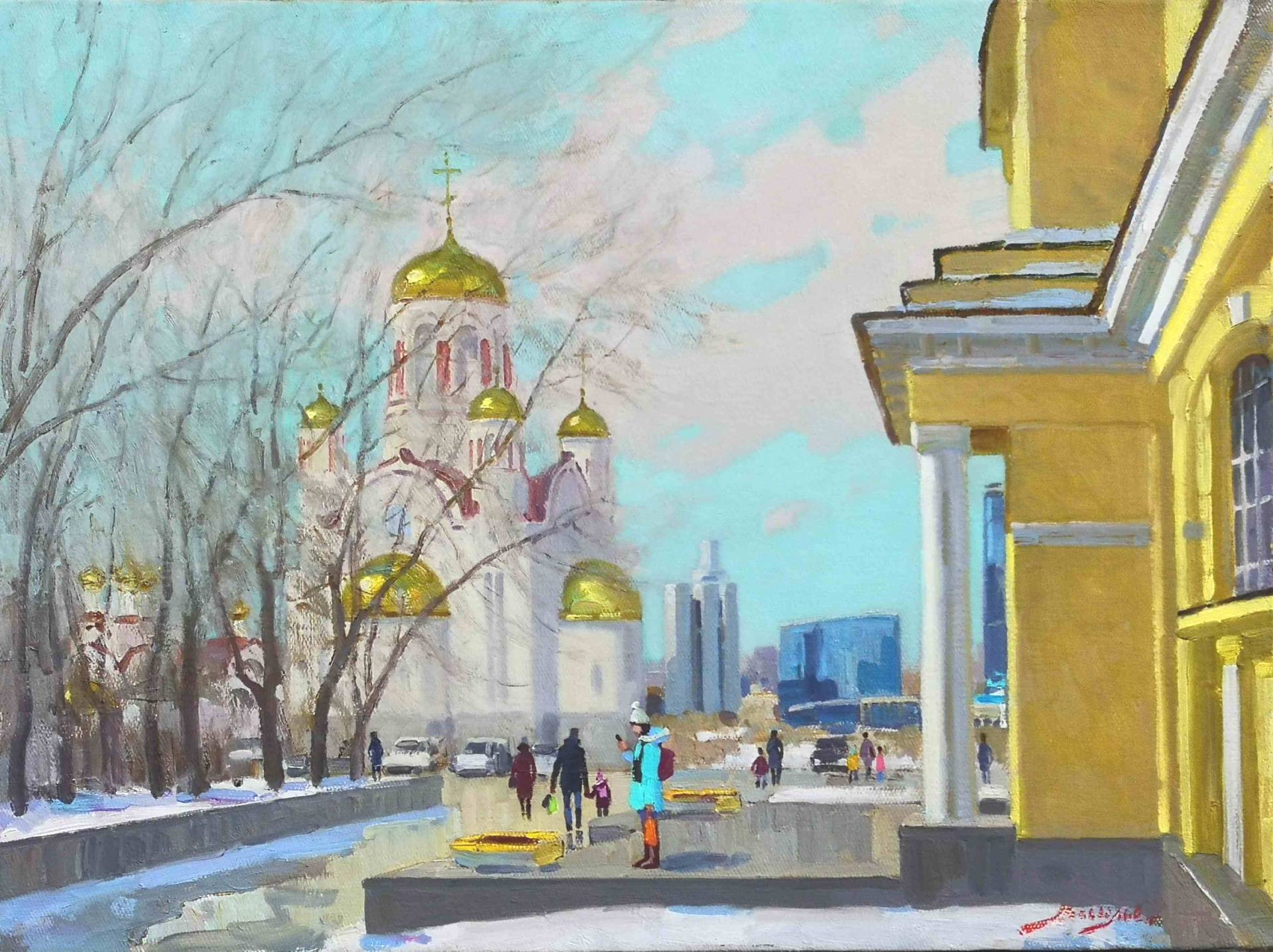 Картина Воскресенье, художник Дмитрий Васильев - купить за 55000 ₽.