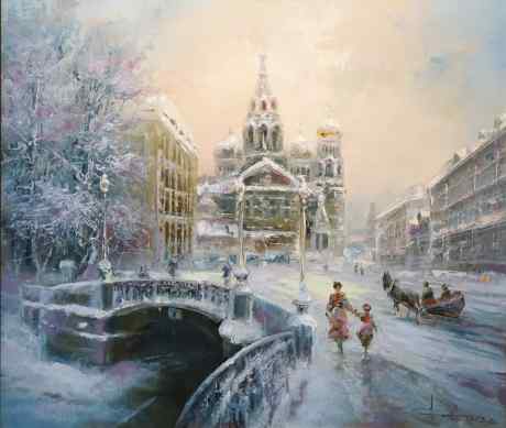 Зима в Петербурге 