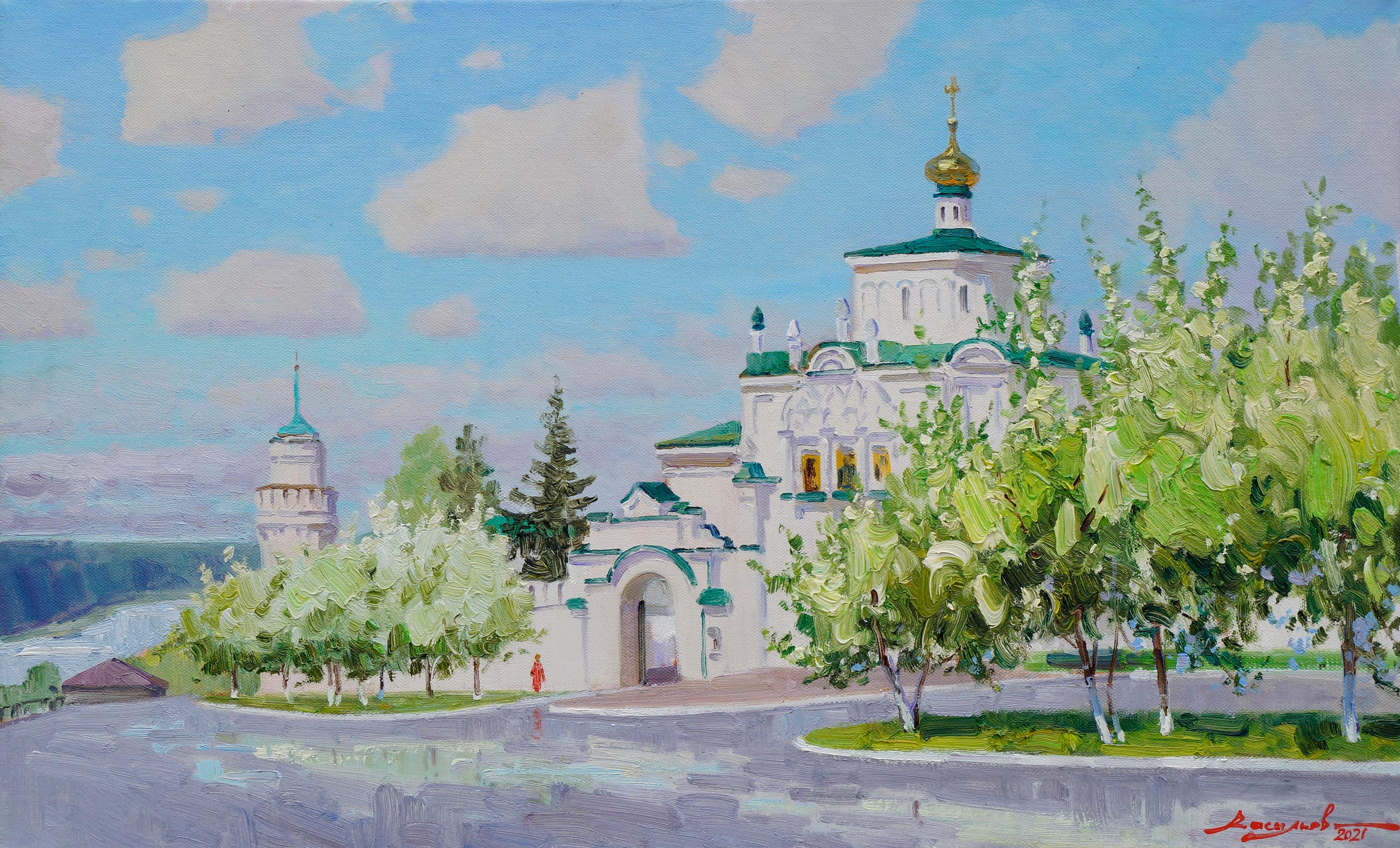Весна в Верхотурье - 1, Дмитрий Васильев , Купить картину Масло