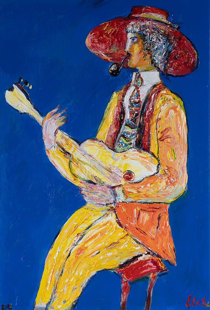 Гитара. Правая часть диптиха - 1, Андрей Елецкий , Купить картину Масло