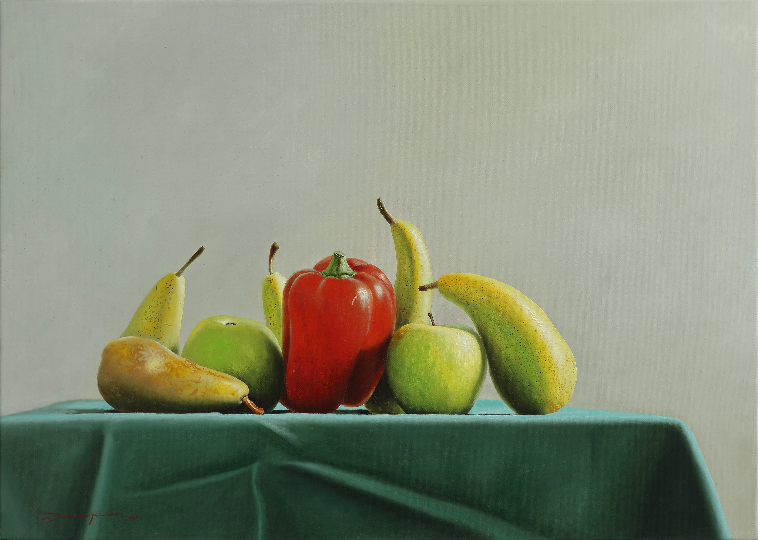 Овощ среди фруктов - 1, Илья Хохрин , Купить картину Масло