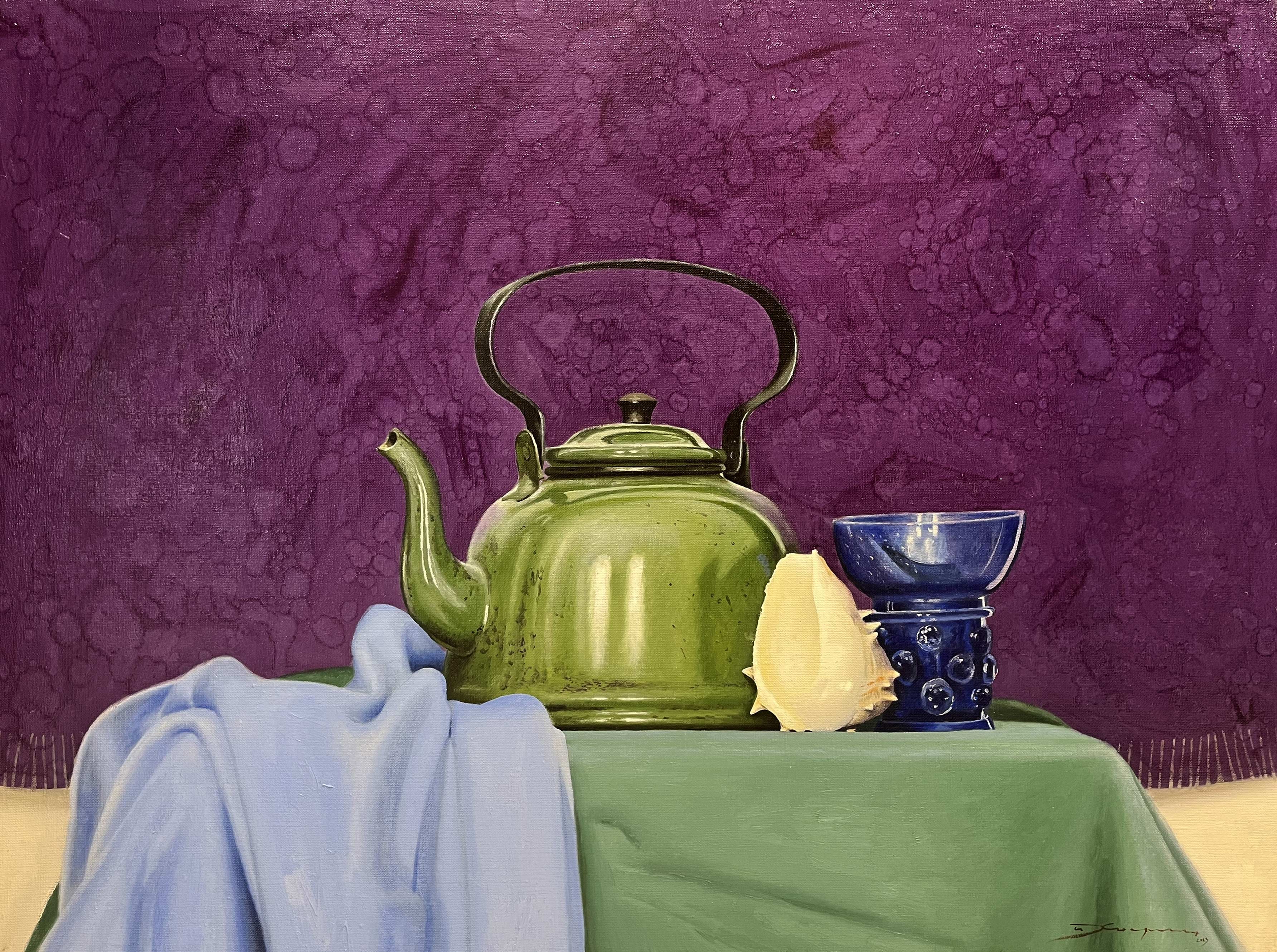 Зеленый чайник - 1, Илья Хохрин , Купить картину Масло