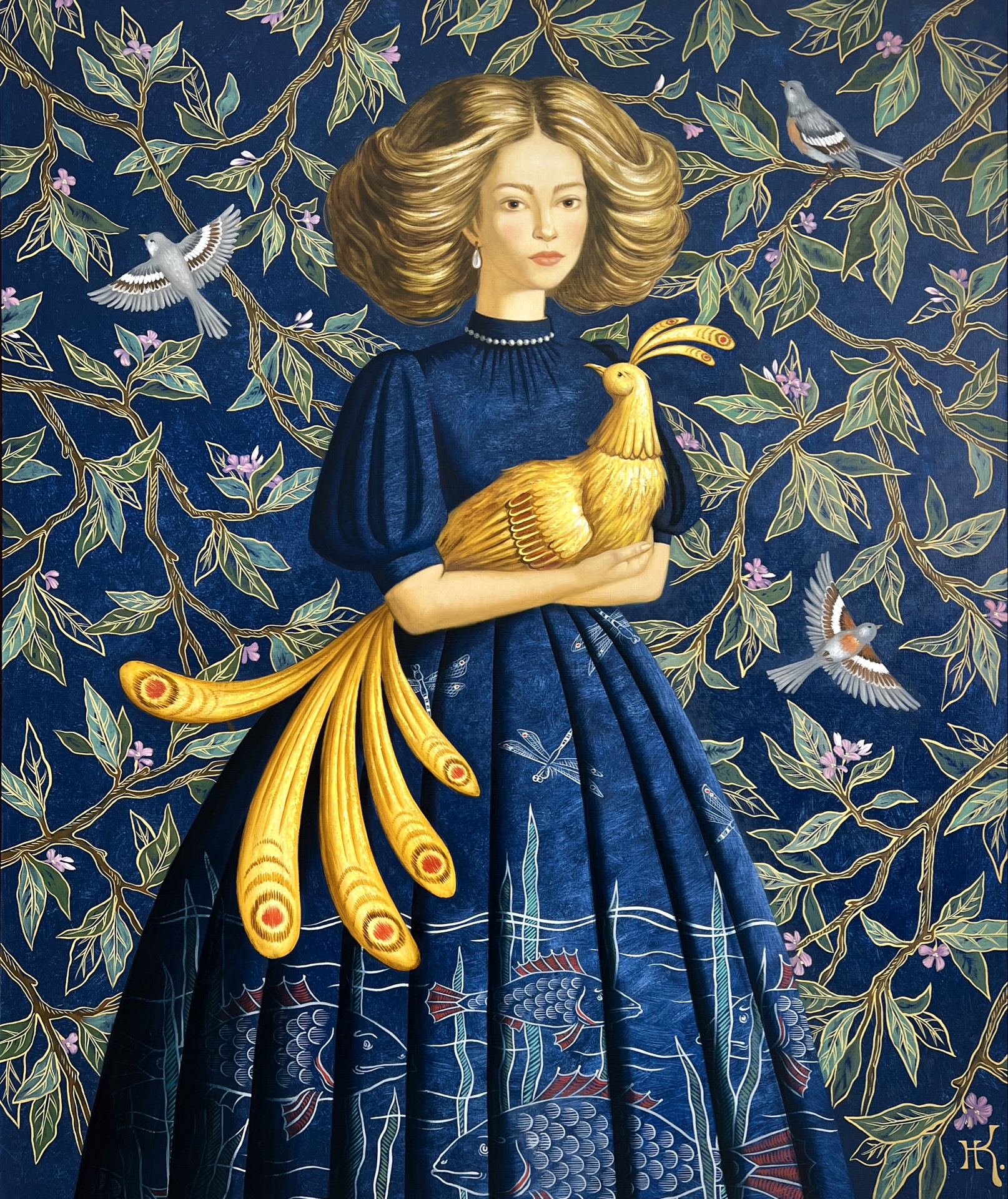 Золотая птица - 1, Наталья Климова, Купить картину Масло