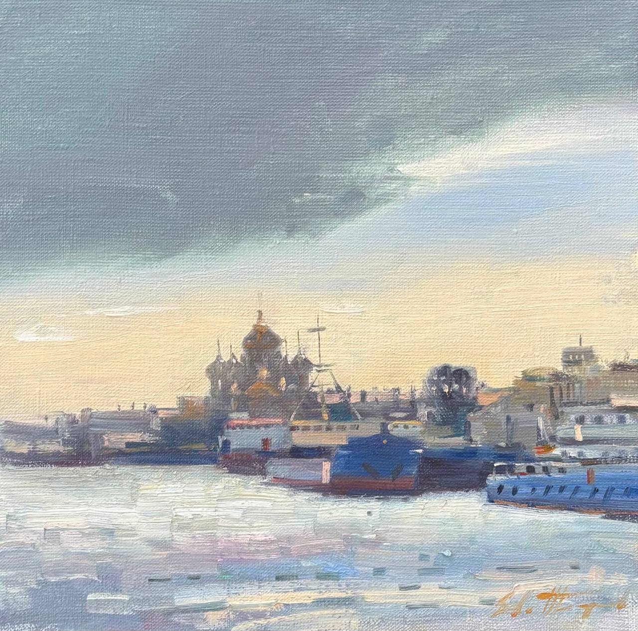 Вечерний этюд - 1, Евгений Терехов , Купить картину Масло