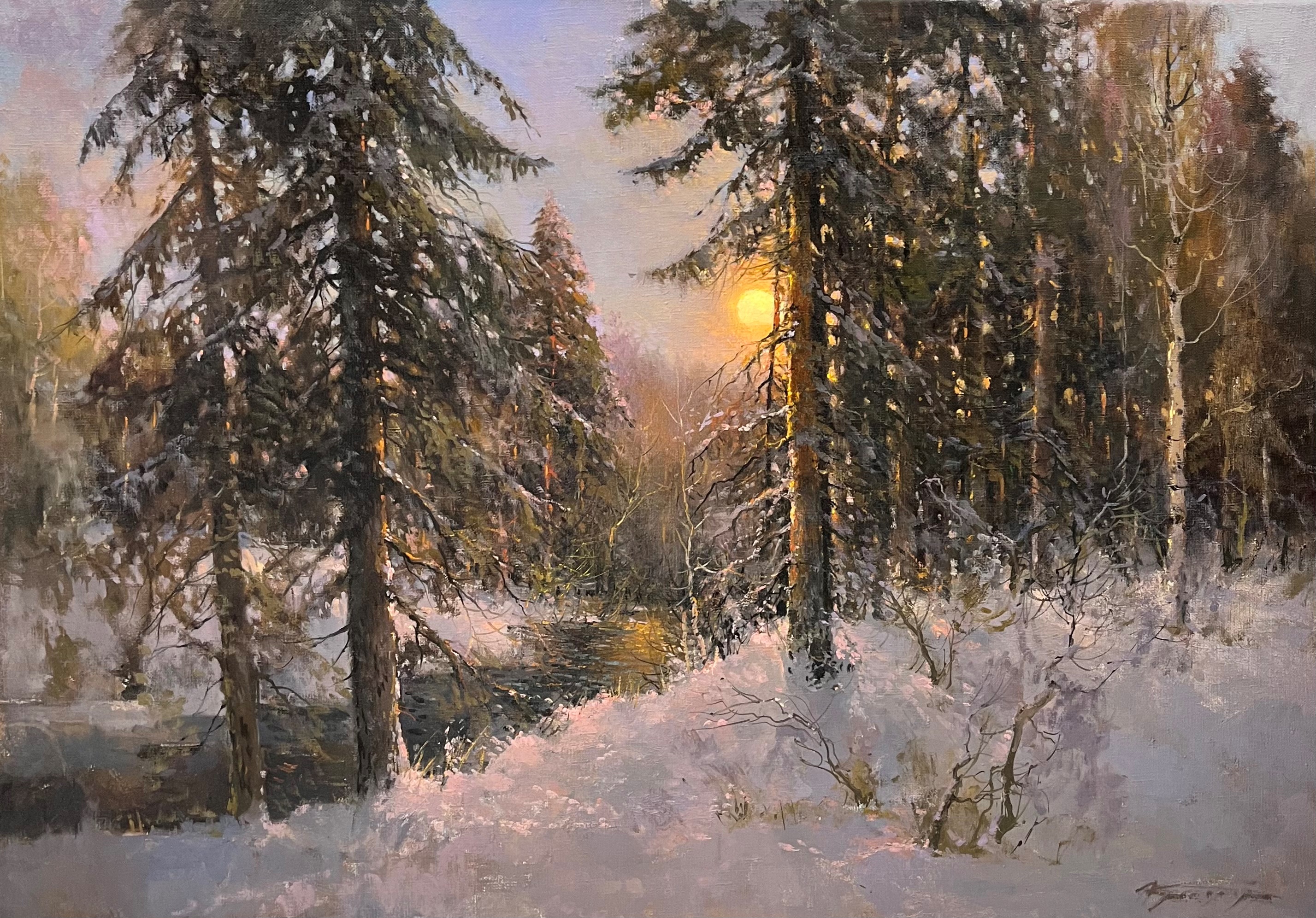 Закат - 1, Александр Кремер, Купить картину Масло