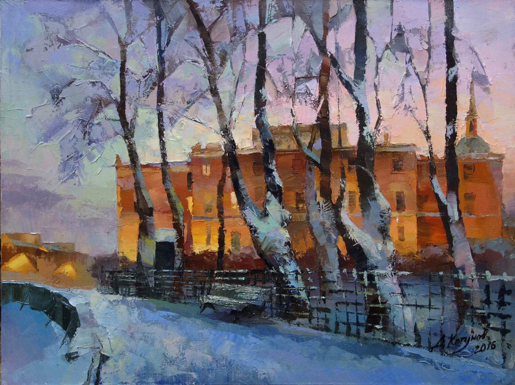 Заснеженный Летний - 1, Дмитрий Котунов, Купить картину Масло