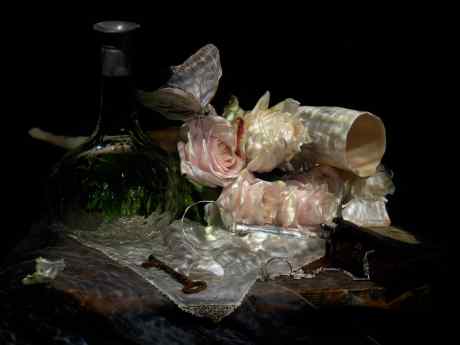 Подводный натюрморт "Воскрешение любви." Из серии "Vanitas."