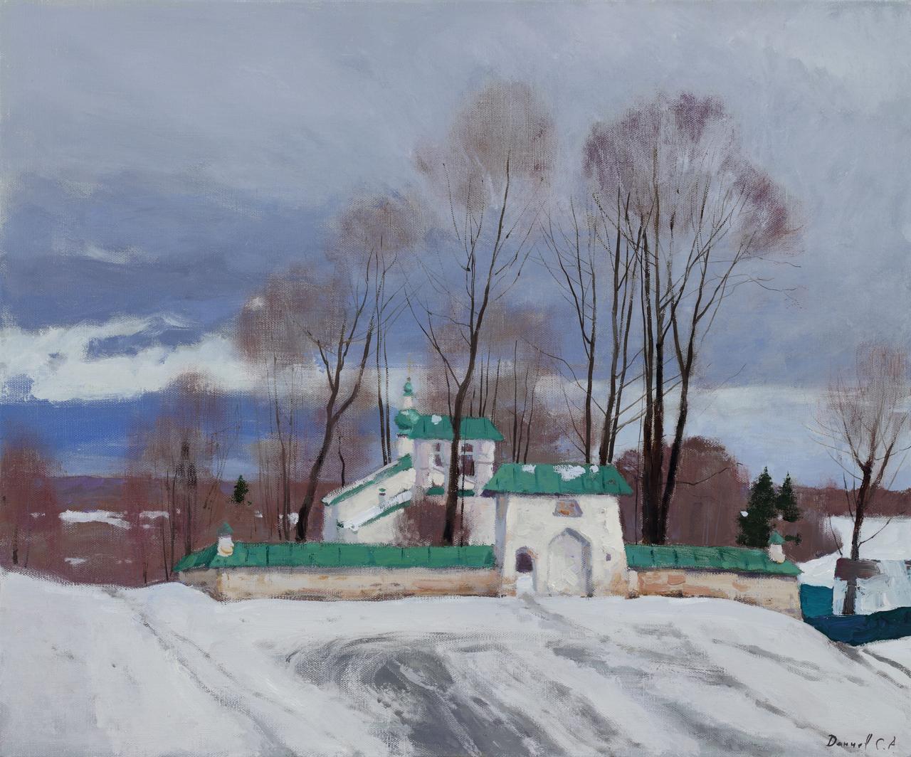 Церковь Сергея Радонежского и Никандра - 1, Сергей Данчев, Купить картину Масло