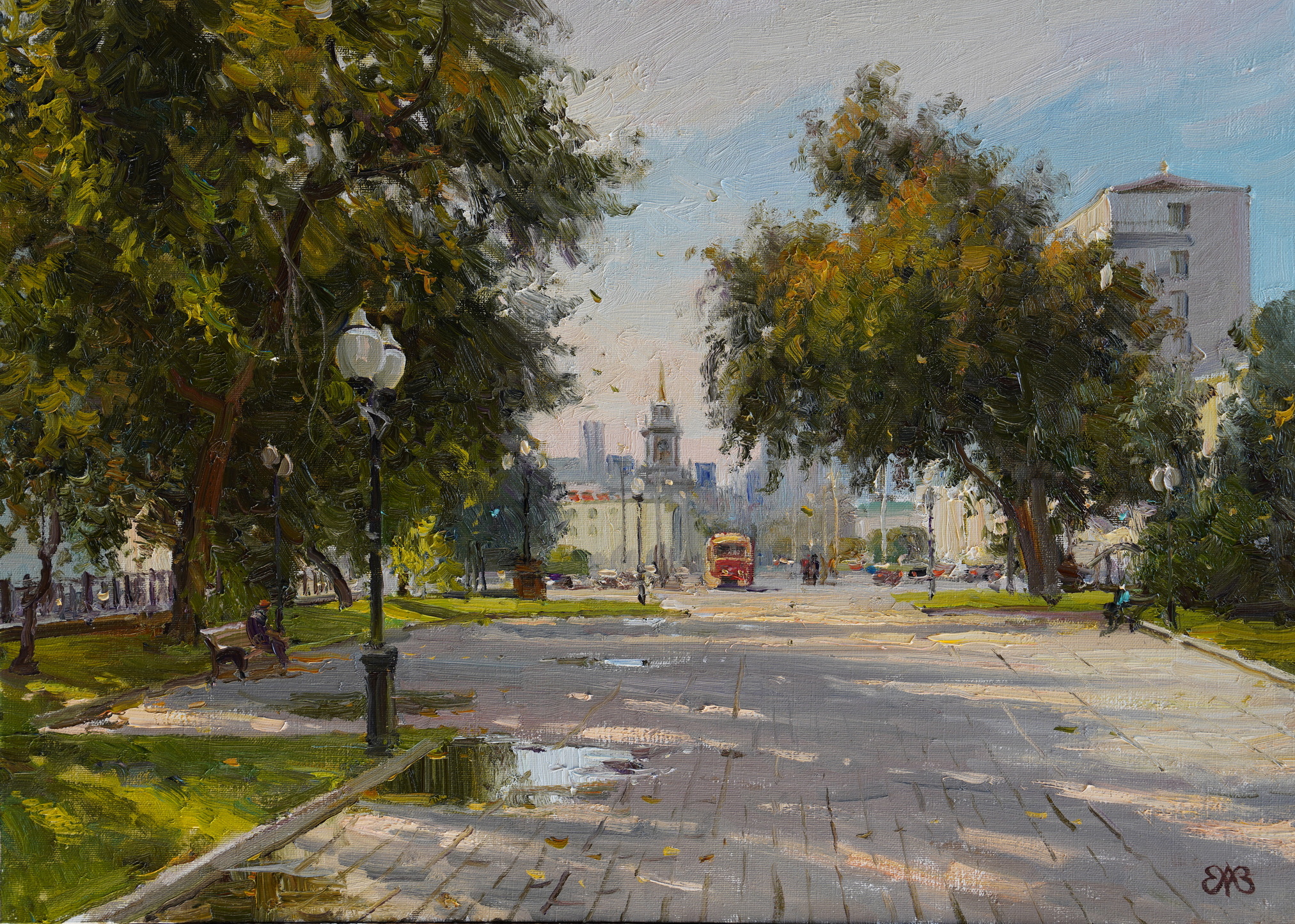 Главный проспект - 1, Алексей Ефремов, Купить картину Масло