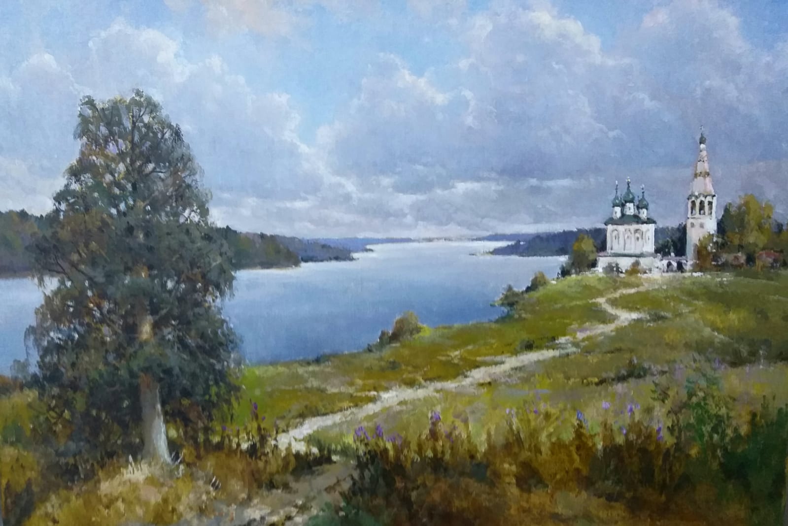Дорога к храму - 1, Александр Кремер, Купить картину Масло