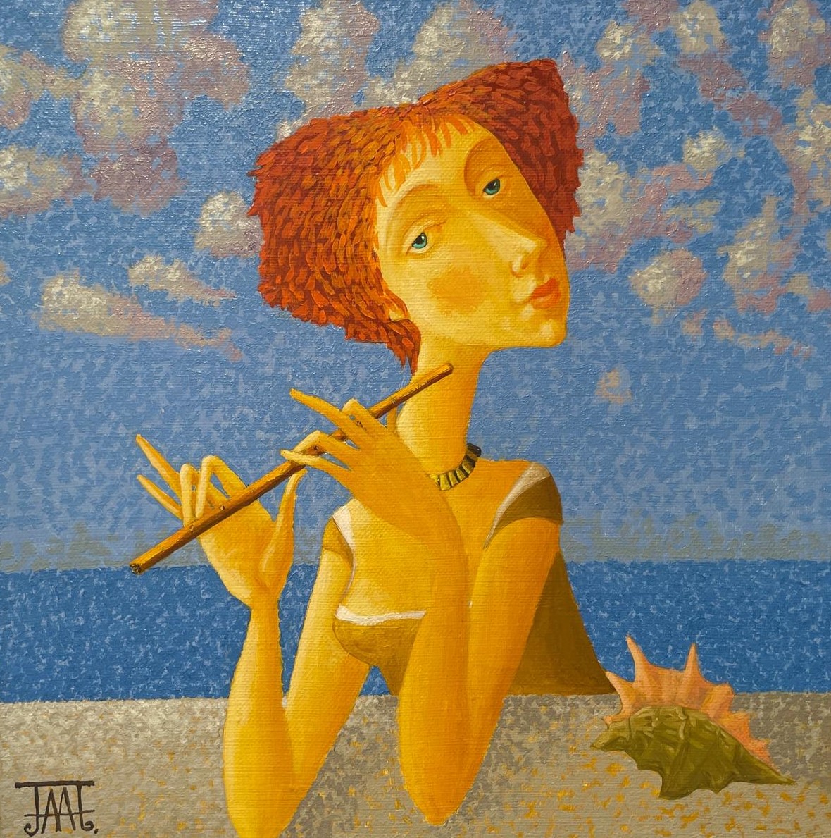 Хранительница моря III - 1, Алла Липатова , Купить картину Масло