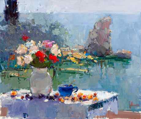 На даче Коровина