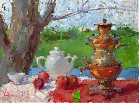 Чай на природе вкуснее