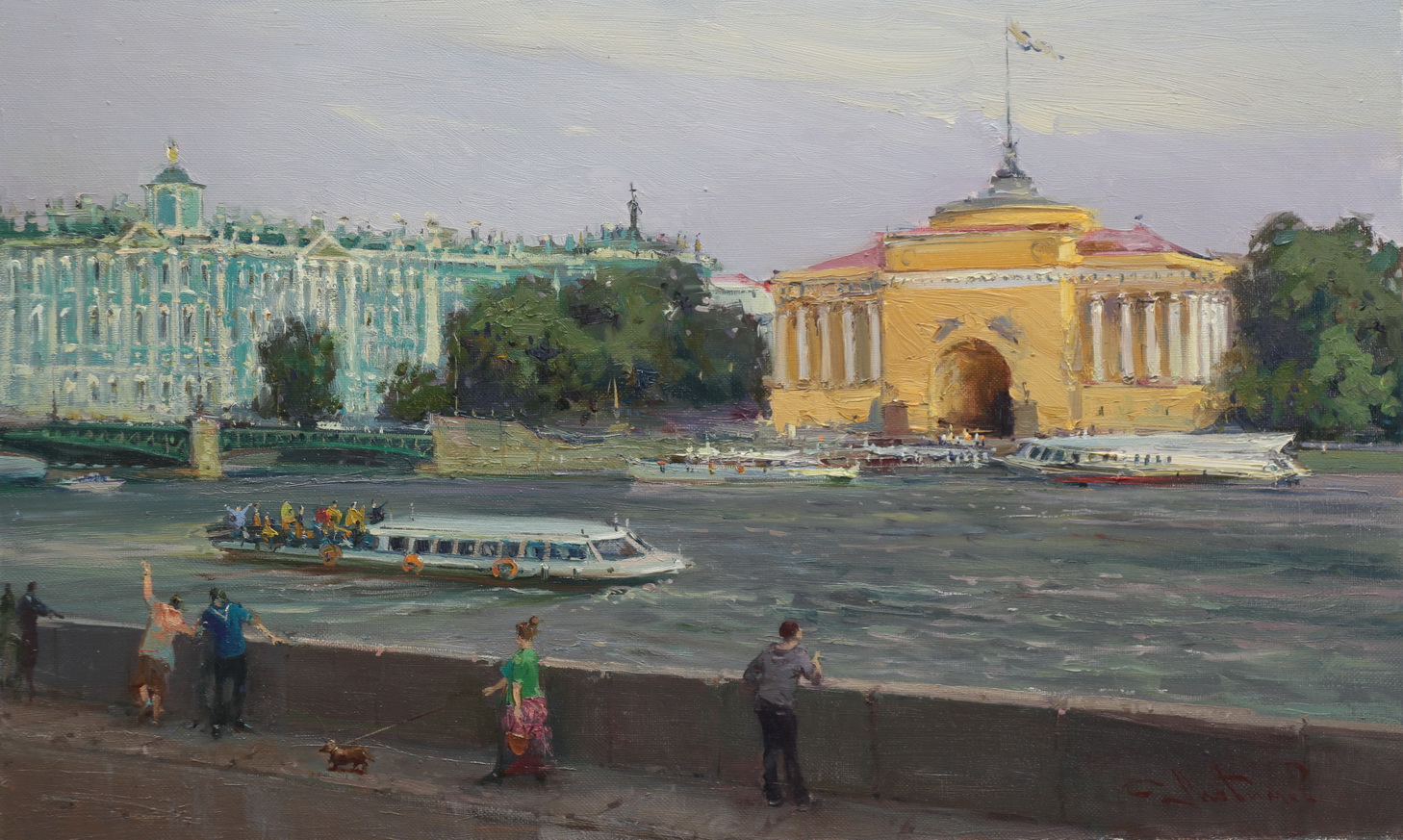 В преддверии белых ночей  - 1, Сергей Любимов , Купить картину Масло