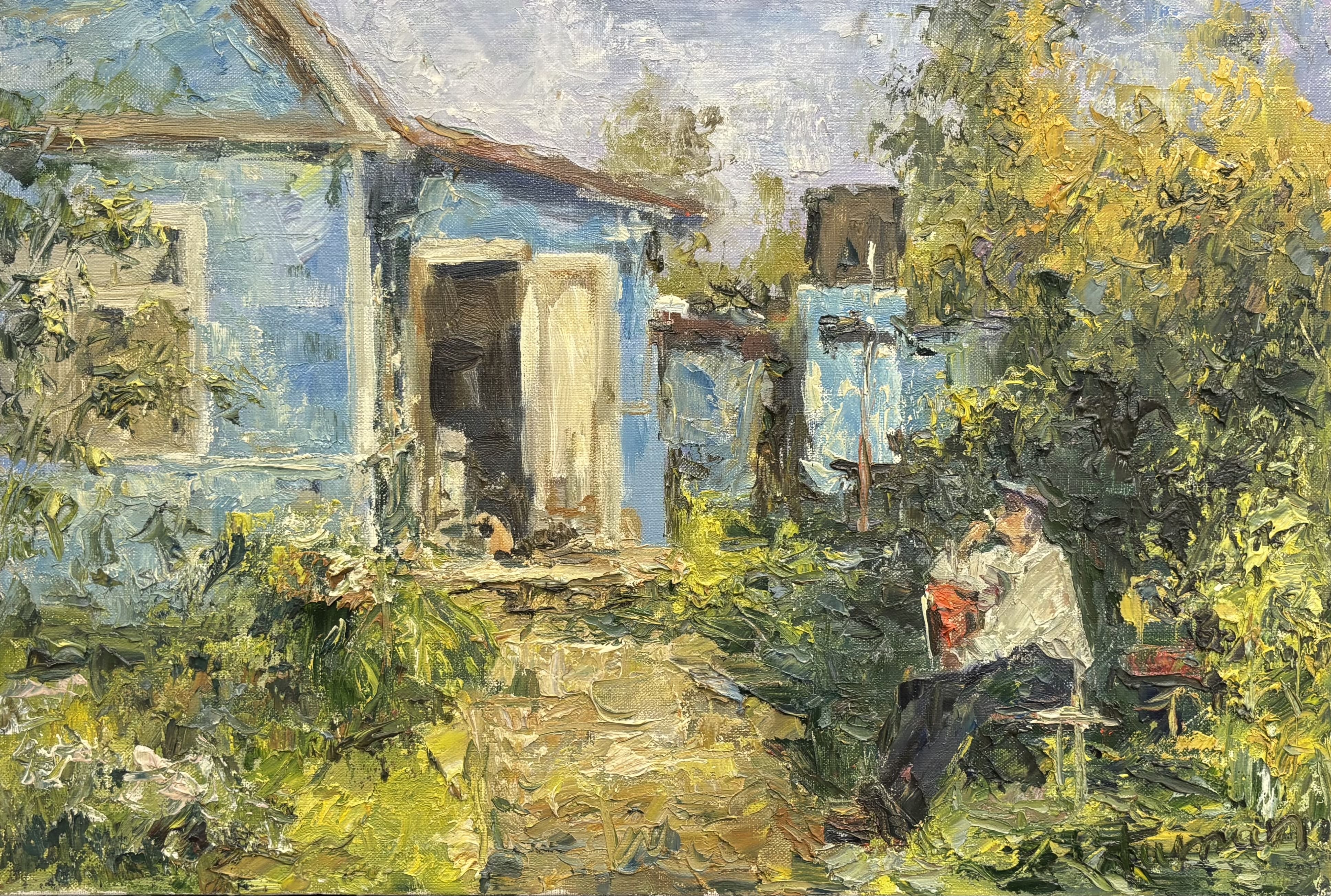 Этюд без названия  - 1, Туман Жумабаев, Купить картину Масло