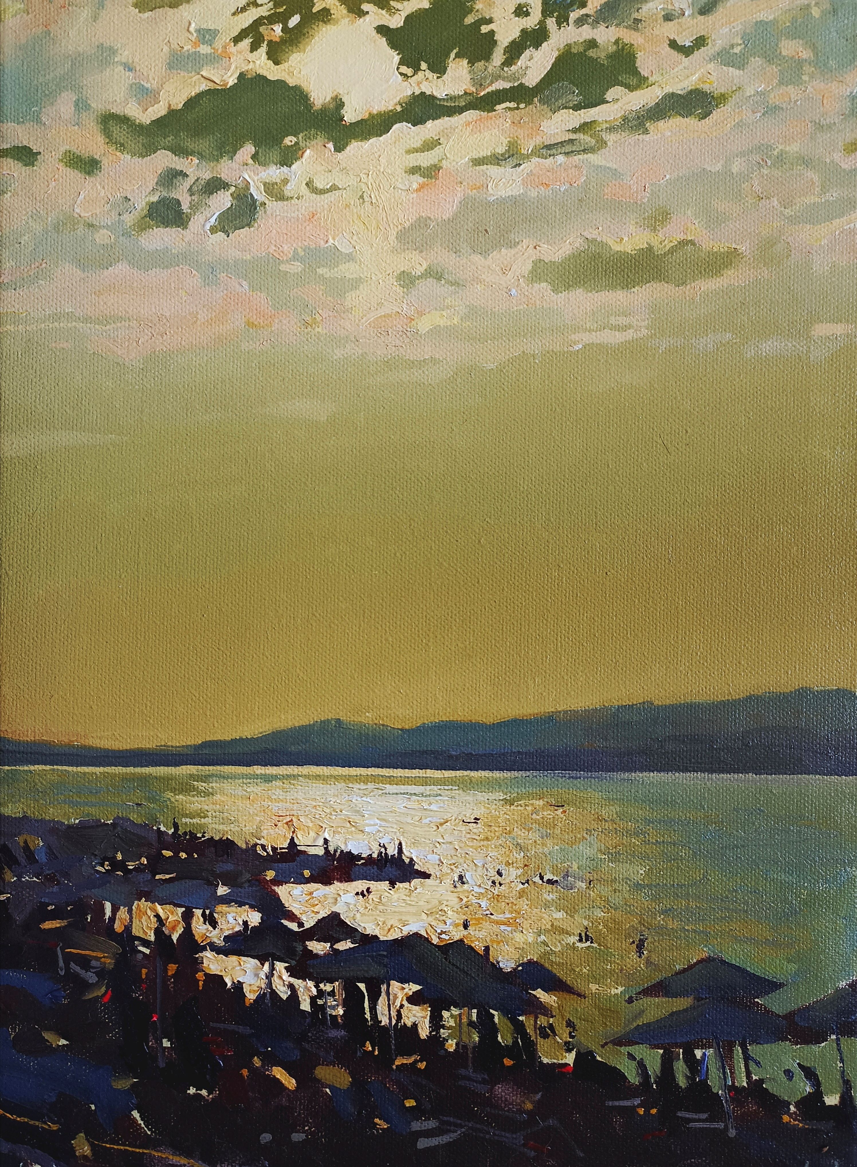 Закат в бухте - 1, Тупейко Иван, Купить картину Масло