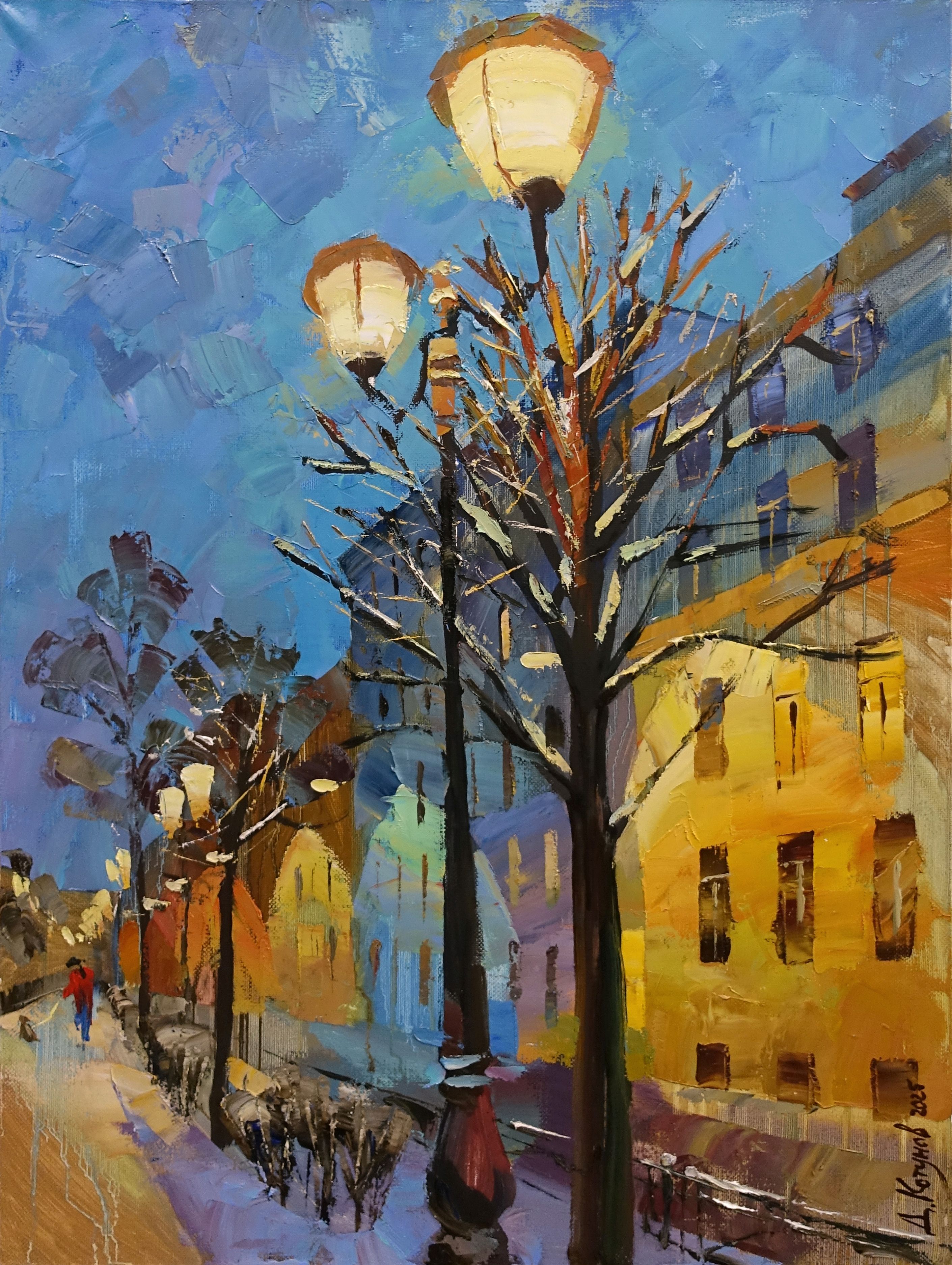 Вечерняя прогулка - 1, Дмитрий Котунов, Купить картину Масло