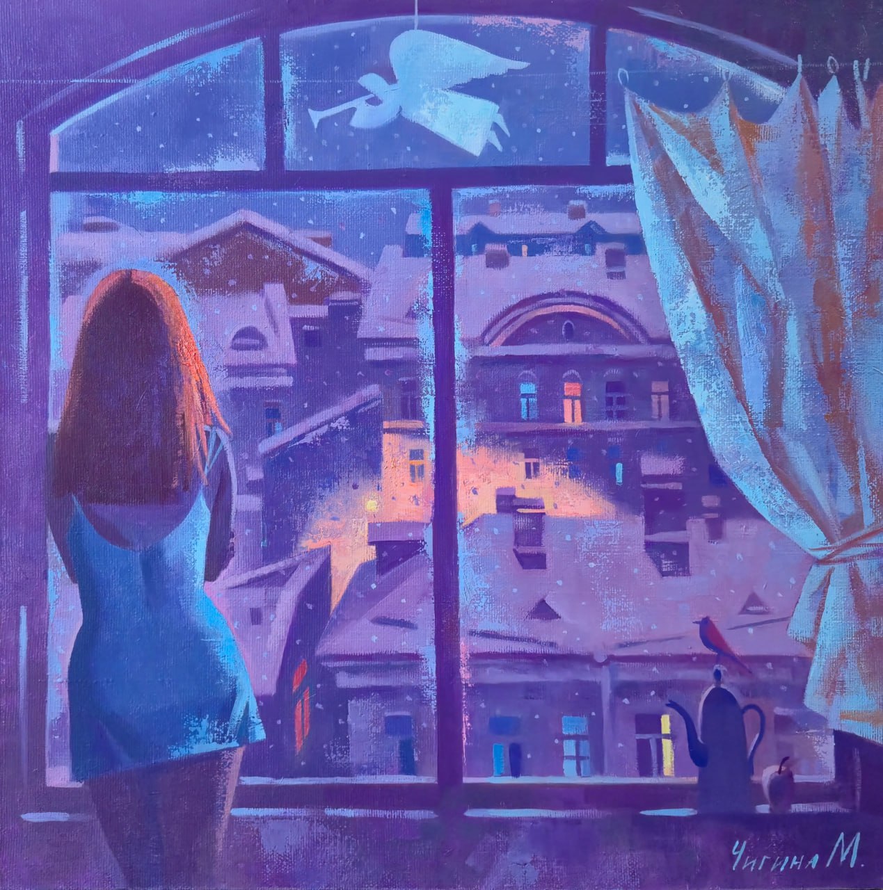 Скоро Рождество - 1, Маргарита Чигина, Купить картину Масло