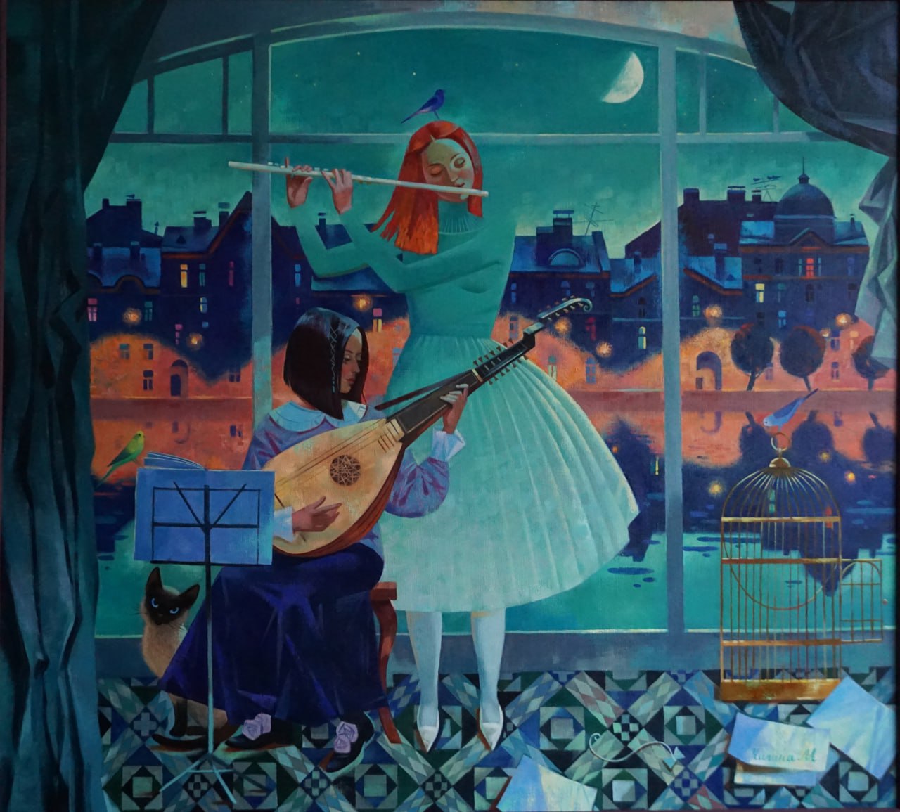 Звуки Барокко - 1, Маргарита Чигина, Купить картину Масло