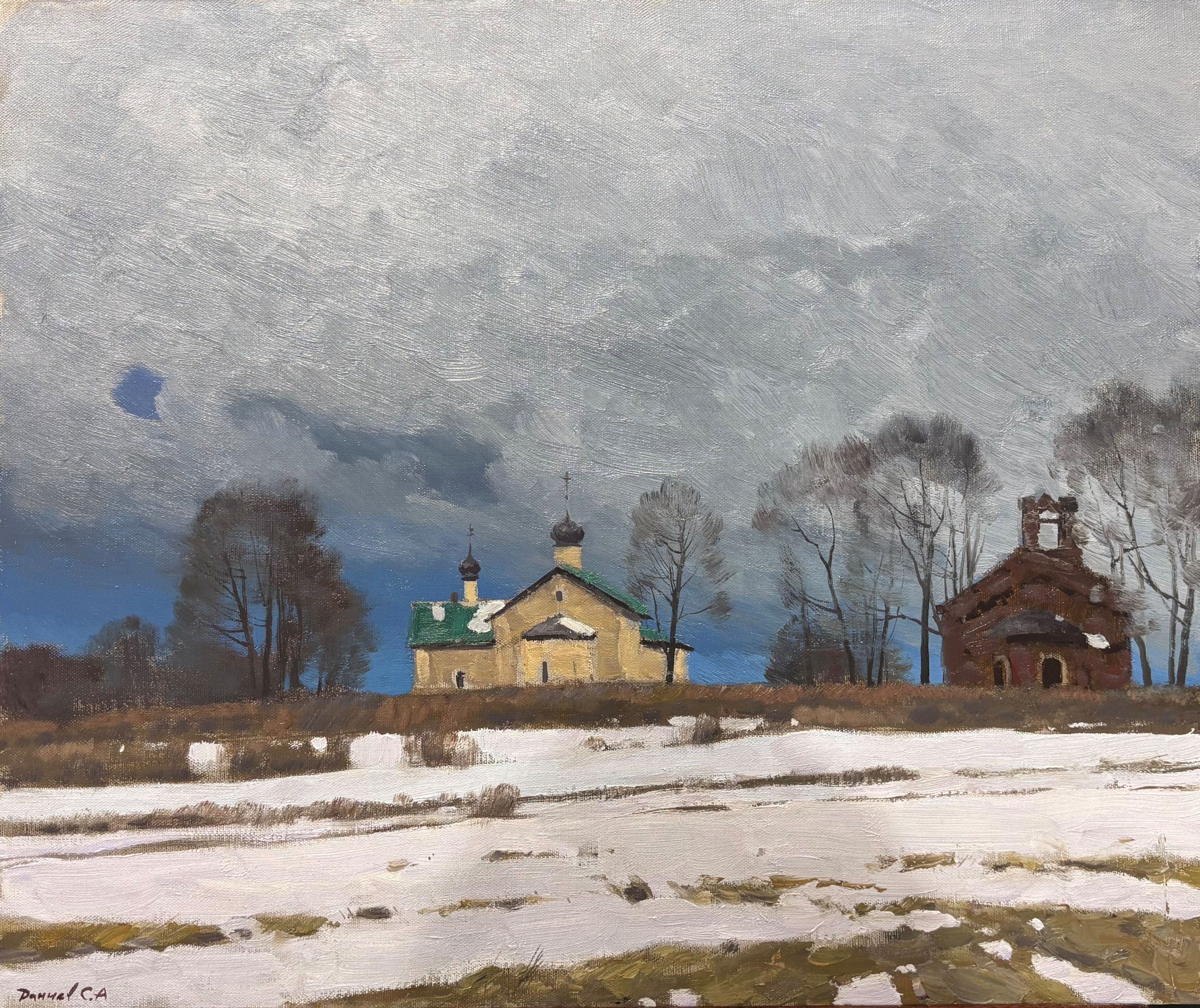 Церковь Василия Великого - 1, Сергей Данчев, Купить картину Масло