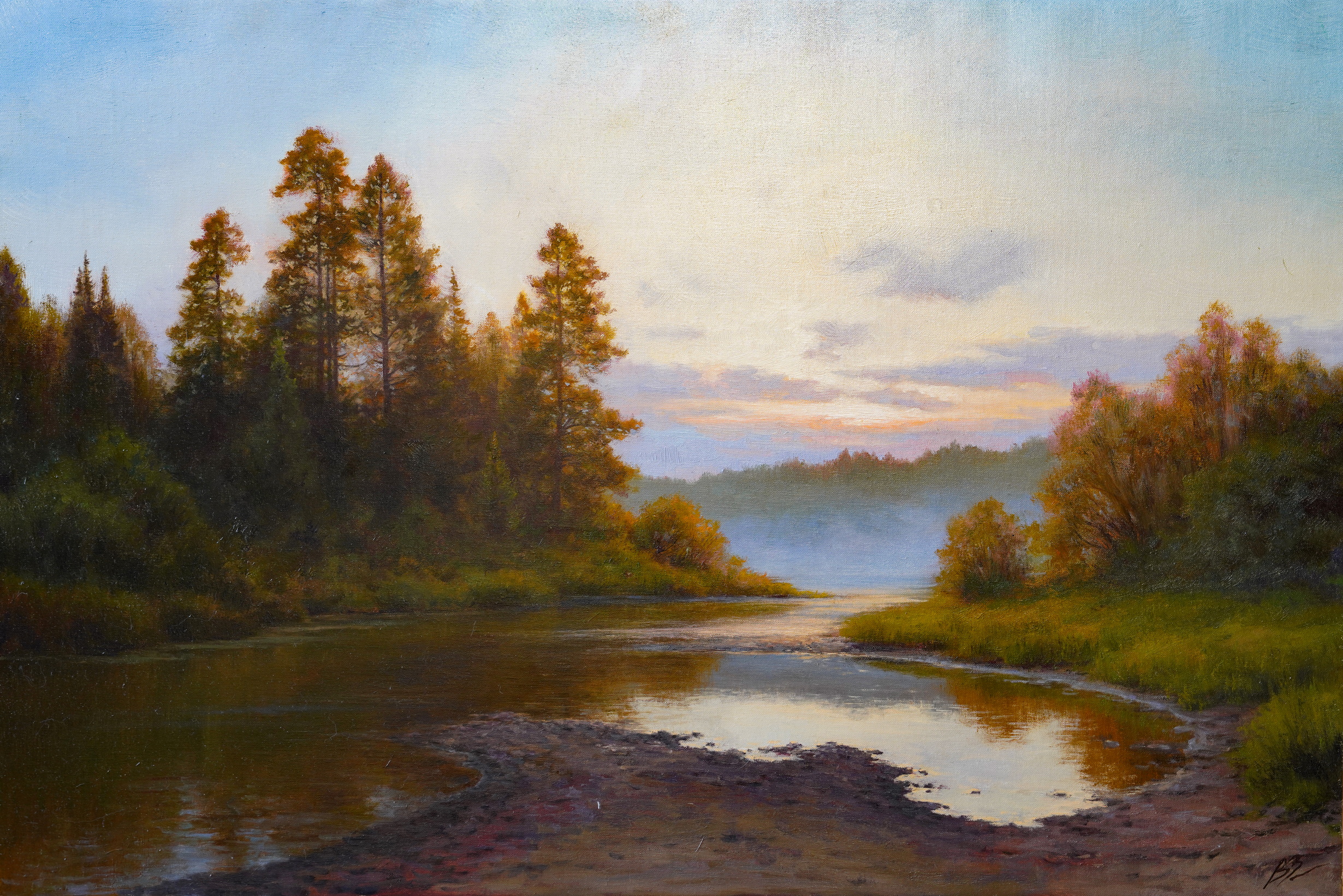 Вечерняя идиллия - 1, Вадим Зайнуллин , Купить картину Масло