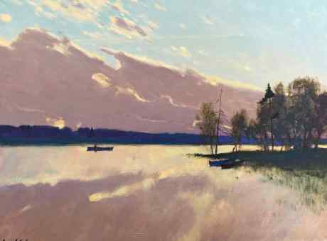 Вечерняя гладь воды