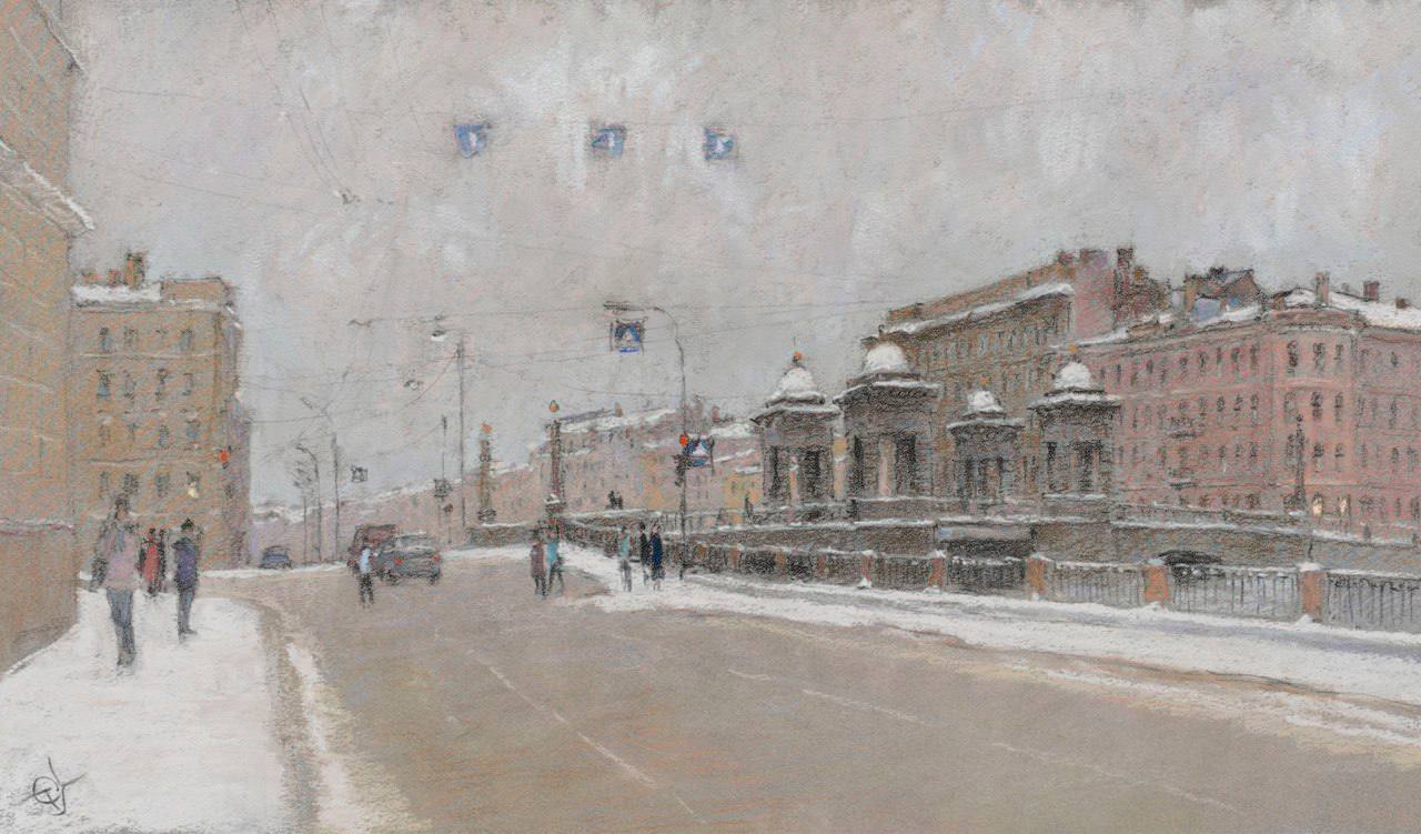 Фонтанка - 1, Сергей Усик, Купить картину Авторская техника