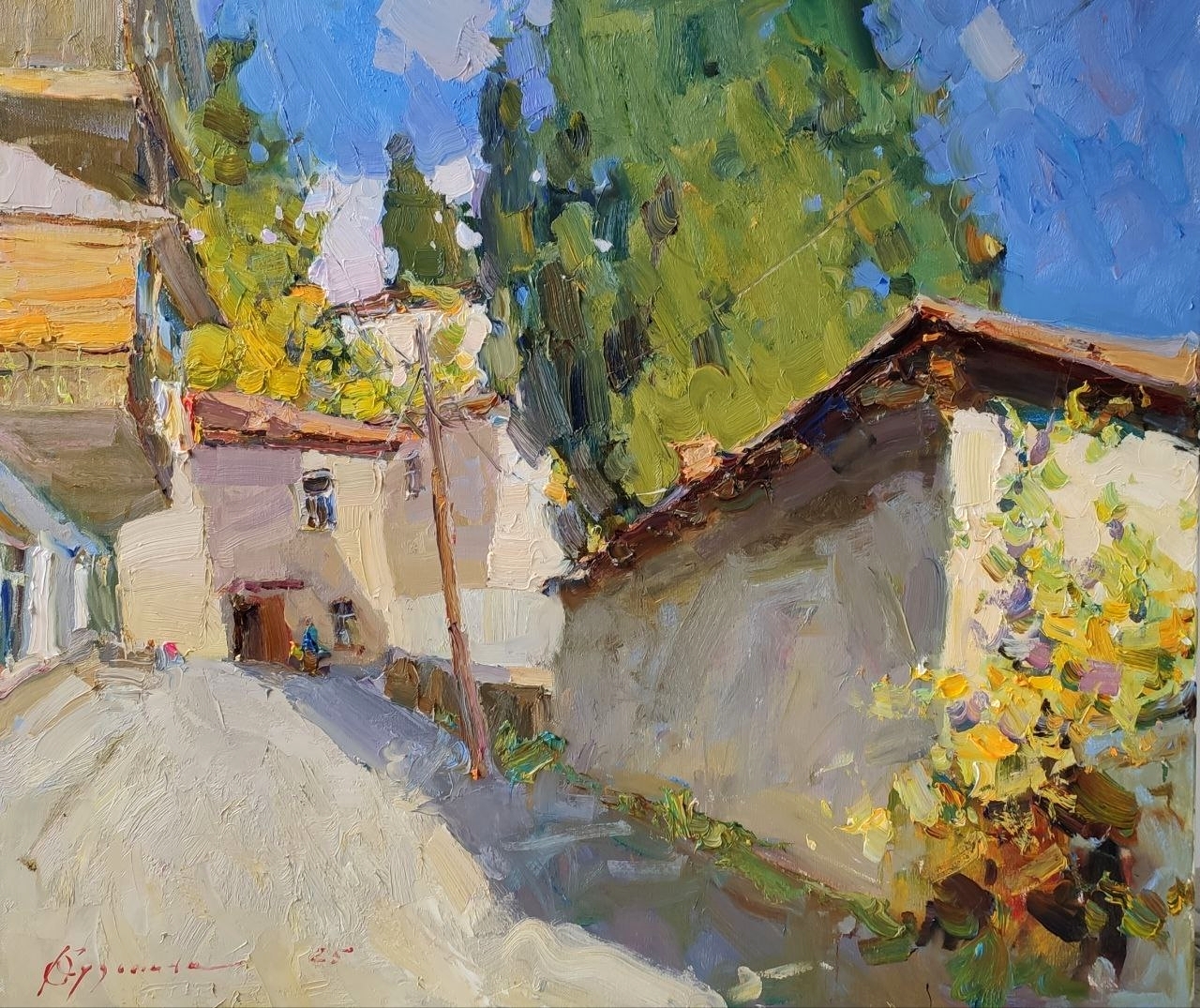  Осень. Ялта - 1, Ольга Кузьмина, Купить картину Масло