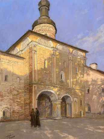 Церковь над Святыми воротами, 16 век, Кирилло- Белозерский монастырь