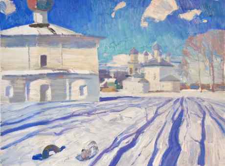 Весенние тени. Каргополь