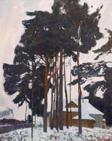 Дом среди сосен