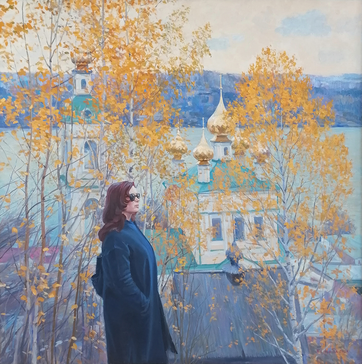 Прогулка по плесу - 1, Николай Лагойда, Купить картину Масло