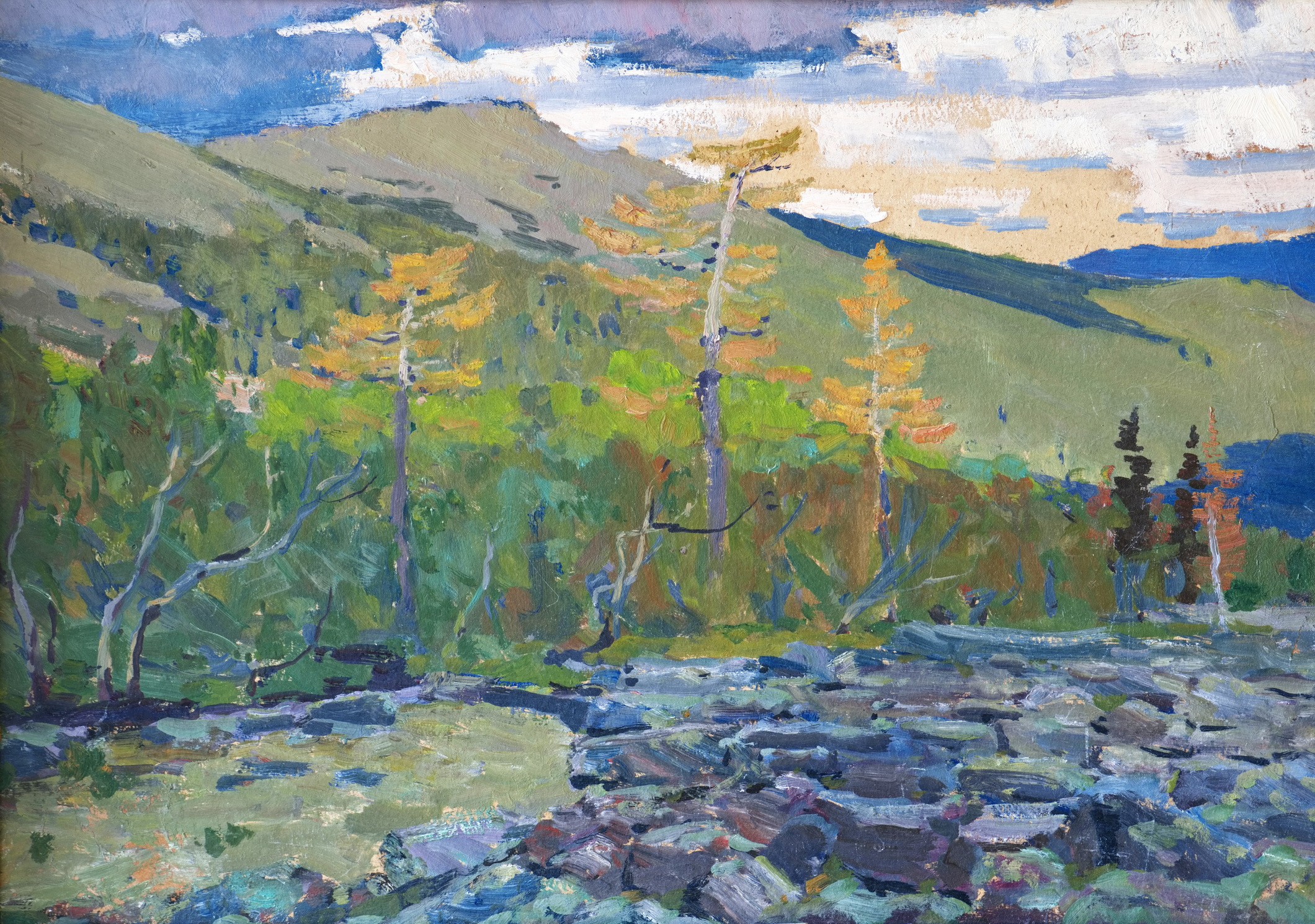 Каменная река - 1, Александр Бурак, Купить картину Масло