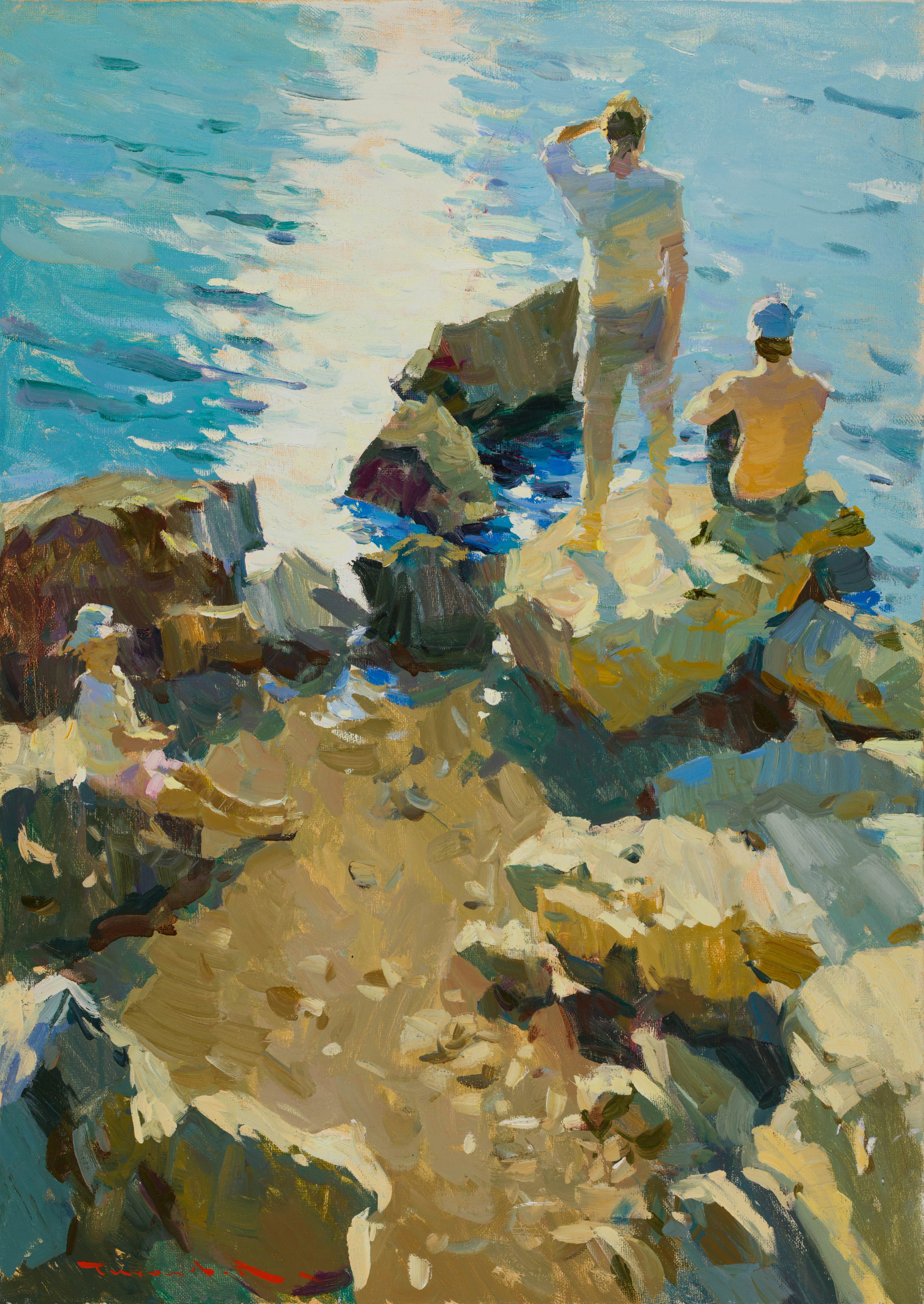 Утро на Волге - 1, Артем Тихонов, Купить картину Масло