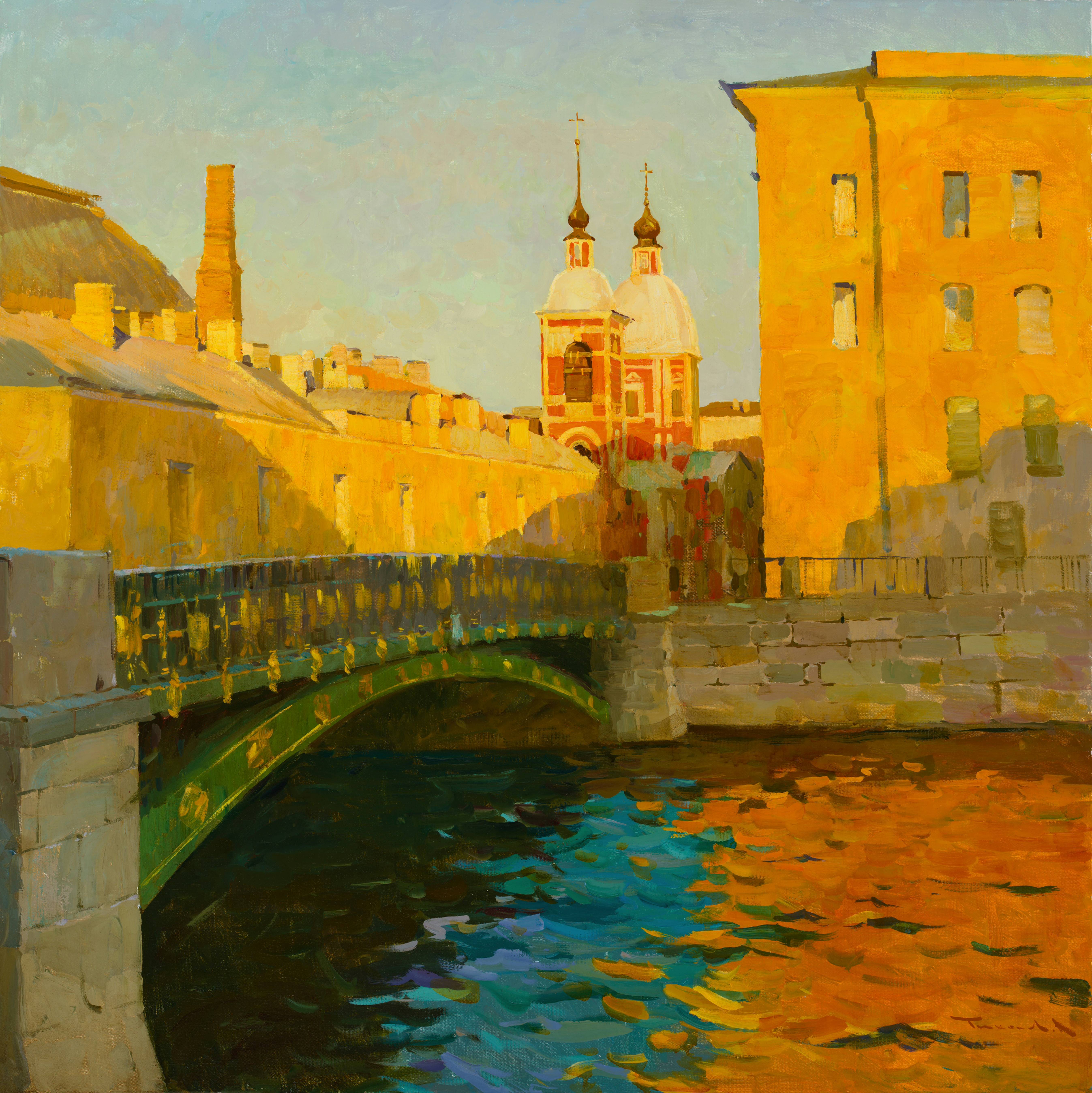 Золотой вечер - 1, Артем Тихонов, Купить картину Масло