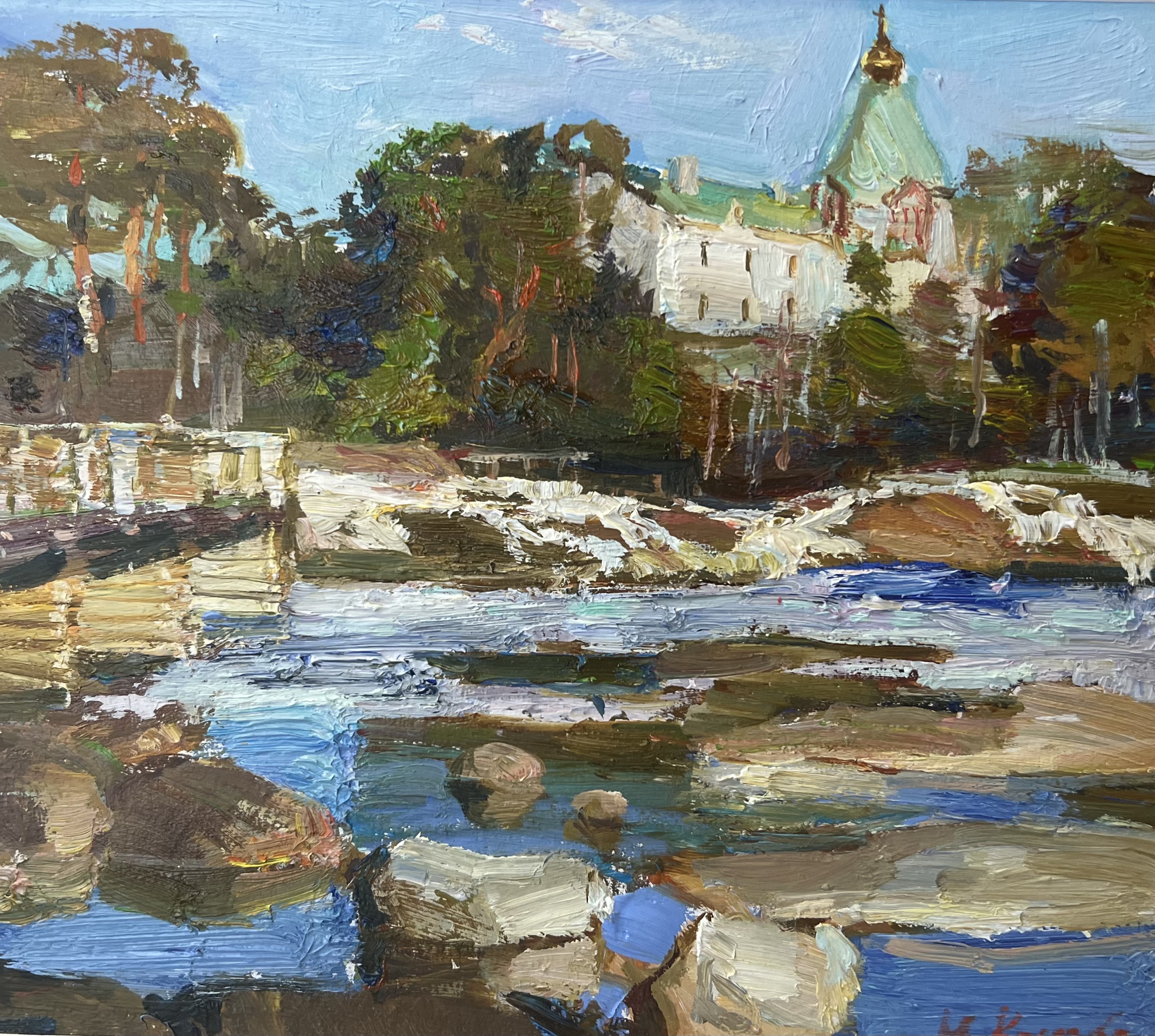 Никольский скит  - 1, Юлия Косцова, Купить картину Масло