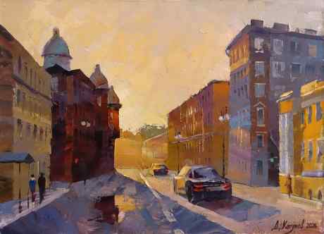 Закат на улице Чайковского