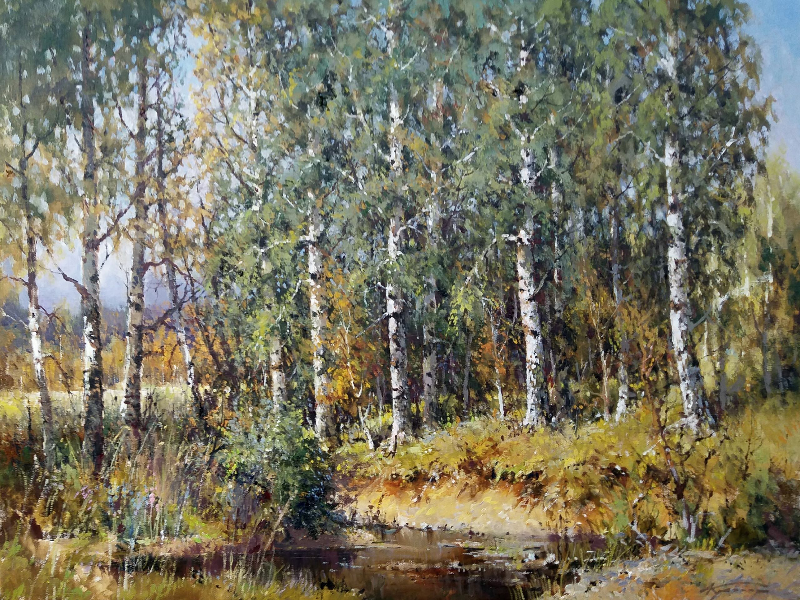 Березки - 1, Александр Кремер, Купить картину Масло