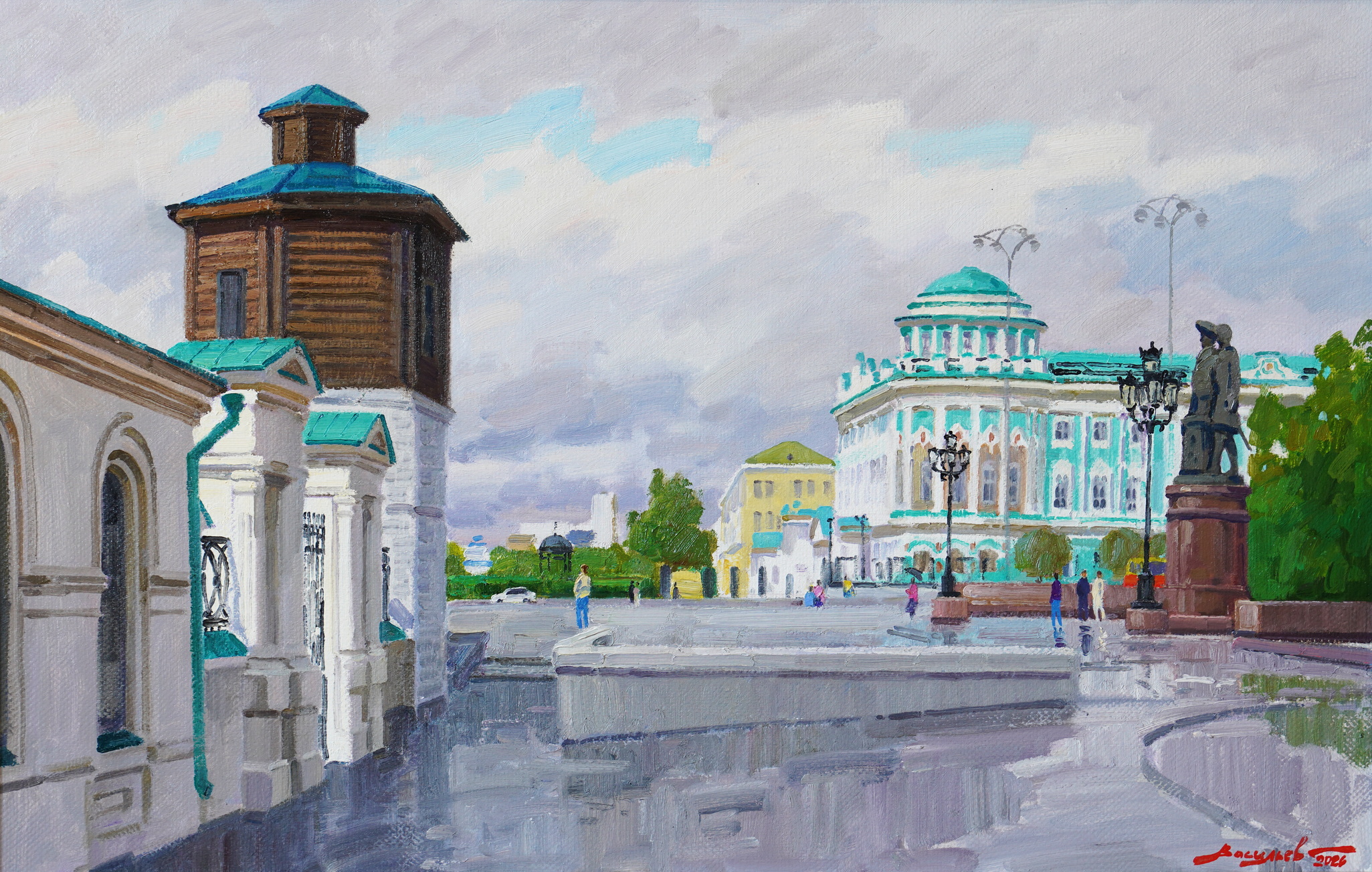 Летний день. Екатеринбург - 1, Дмитрий Васильев , Купить картину Масло