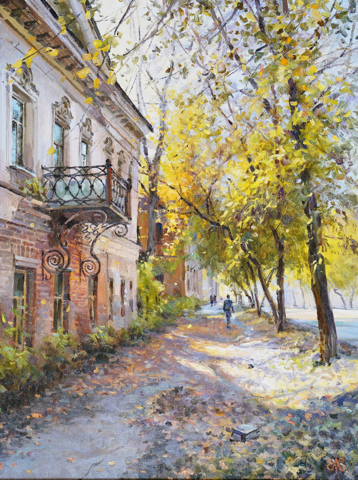 Осень на Златоустовской - 1, Алексей Ефремов, Купить картину Масло