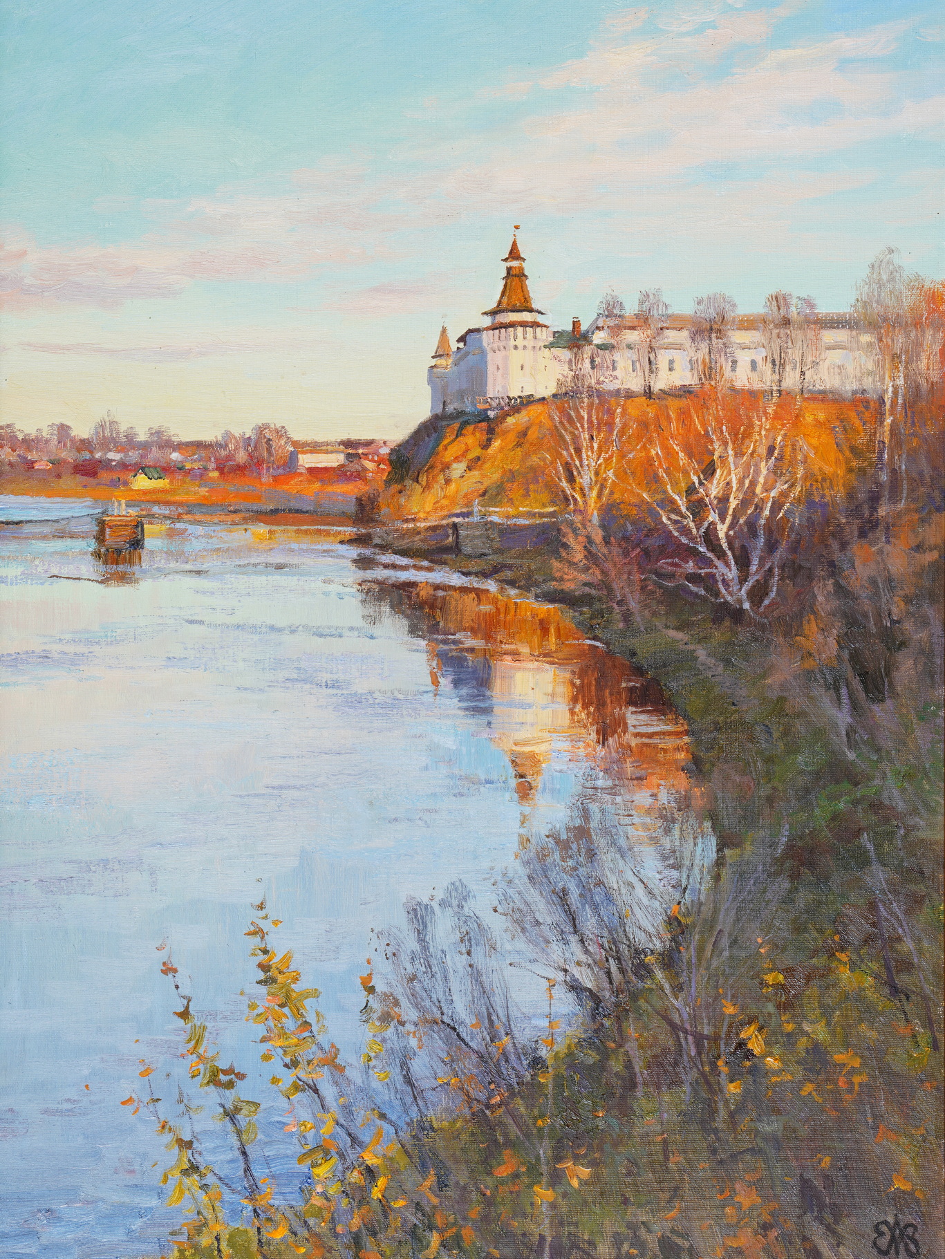 Утро. Верхотурский кремль - 1, Алексей Ефремов, Купить картину Масло
